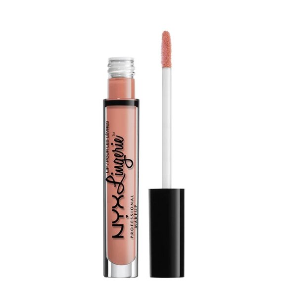 NYX Lip Lingerie Liquid Lipstick - Cheekies #LIPLI16 - Long-Lasting Matte Nude - Picture 1 of 9